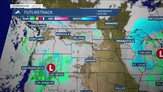 Snow in Southwest Montana tonight & Thursday