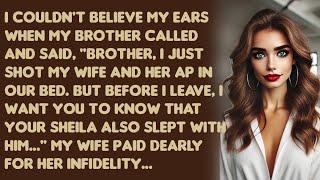 I couldn't believe my ears when my brother called and said, "Brother, I just shot my wife...