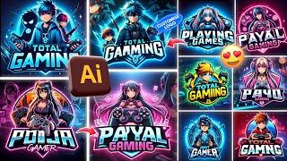 How to Create a Gaming Logo from Ai Like a @TotalGaming093