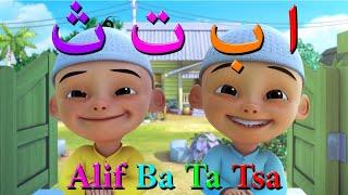 Alif Ba Ta Tsa Upin Ipin & Tayo, Belajar dan menyanyi huruf hijaiyah, huruf arab dan teks indonesia