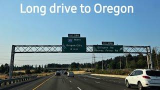 Long drive to Oregon