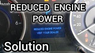 Reduce Engine Power visit your dealer | How to solve this Fault | No DTC @armanfaiz