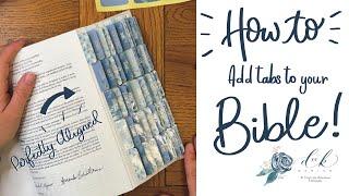 How to add Bible Tabs to your Bible - And get them perfectly aligned!! Easy Tutorial!