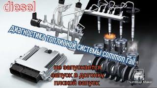диагностика топливной системы м57 бмв, слив форсунок в обратку, почему не запускается дизель BMW x5