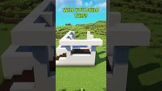 Minecraft  Best Modern House #shorts