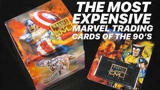 The Most EXPENSIVE Marvel Trading Cards Set of the 90's | 1996 MARVEL MASTERPIECES