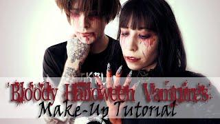 Bloody Halloween Vampire Makeup Tutorial | ハロウィンメイク