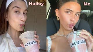 Eating like Hailey Bieber for 24 Hours