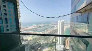 Inside a Stunning Sea & Golf Course View Apartment in Dubai Marina