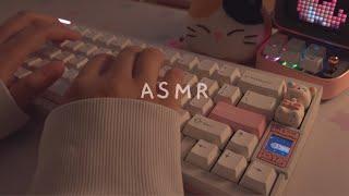 [Cozy ASMR] 2h typing on different Keyboard Layouts ️