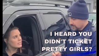 Pretty Girl's Hilarious Encounter with a Police Officer!