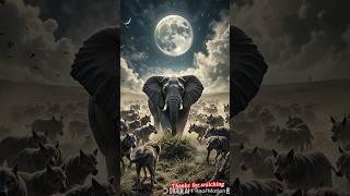 Brave Elephant #ai #facts #cartoon #motivation #shorts