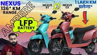 LFP Battery | 2024 Ampere Nexus Electric Scooter |136 KM Range | PVJ Educational