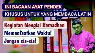 Bacaan ayat pendek tulisan latin kegiatan Bulan Ramadhan