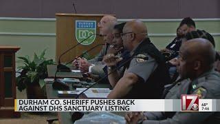 Durham County Sheriff refutes sanctuary listing