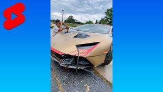 Dobre Brother crashes Lamborghini at 170 mph with no injury️