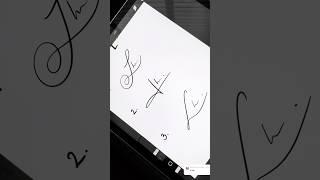 Signature Style Ideas | Letter “L” #howto #create #digitalart #logo #signature #easy