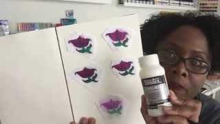 How To Use Derwent Inktense Pencils on Fabric