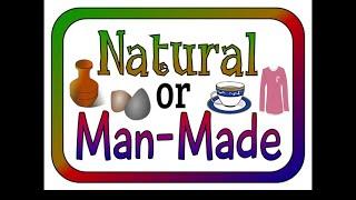 Natural and Man made things ||For UKG ||For Class 1