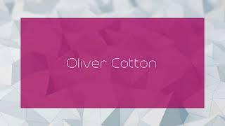 Oliver Cotton - appearance