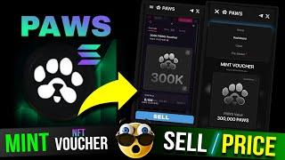 Paws Airdrop Nft Claim | Paws Nft Sell | Paws Nft Pre Market | Paws Nft Price | Paws Listing Update