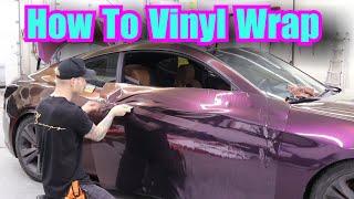 Super Detailed Vvivid Nightshade Purple Door Vinyl Wrap