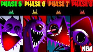 All Phase 5 VS Phase 6 VS Phase 7 VS Phase 8 in Incredibox Sprunki (New Mod)