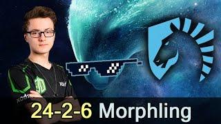 Miracle 24-2-6 mid Morphling — Liquid vs Alliance Dota 2