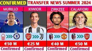 ALL CONFIRMED AND RUMOURS SUMMER TRANSFER NEWS,DONE DEALS,ZIRKZEE TO MAN UTD,KIWIOR TO JUVENTUS