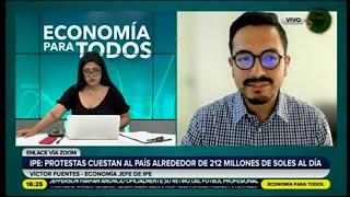 Costo económico de las protestas en el Perú