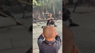 San Bao filming Shaolin Warrior Monks | Shaolin Temple China