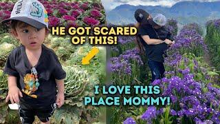 MILAD'S First Time in BAGUIO!  (Reaction to GIANT Cabbage Flower) 