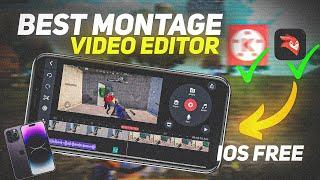 best montage video editor app for iOS Android both | best video editor for iOS BGMI Montage |