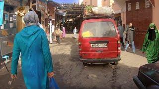 Walking Tour of Real MARRAKECH — Morocco Africa Video Walk【4K】