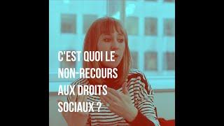 Le non-recours aux droits sociaux