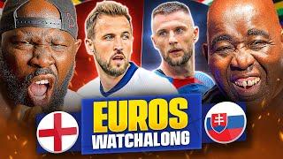 ENGLAND 2-1 SLOVAKIA | EUROS 24 LAST 16 WATCHALONG LIVE