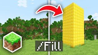 How To Use Fill Command In Minecraft - Java & Bedrock