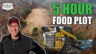 Create Food Plots in the Timber - How to Make a Five Hour Food Plot | Dream Farm w/ Bill Winke