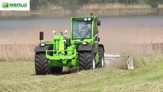 MERLO MULTIFARMER MF40.7 CS - два в одном. Телескопический погрузчик и трактор. Полевые работы.