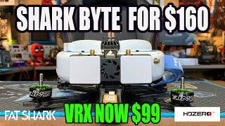 FAT SHARK SHARK BYTE FPV SALE FULL SETUP $169 - VRX MODULE NOW $99