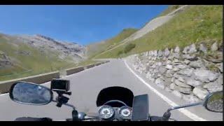 Kawasaki W800 - Passo di Stelvio full ascent (pure exhaust sound)