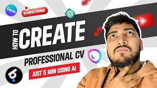 FREE !! Professional Looking CV Kasari Banaune | CV Banaune Tarika