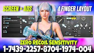 2025 Zero Recoil Best Sensitivity Settings  For All Devices Non Gyroscope And Gyroscope ️