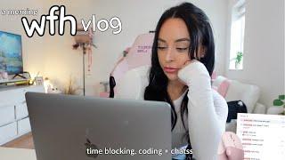 wfh morning with me VLOG • time blocking with akiflow, lots of coding + new sofa?  ⋆˚˖°