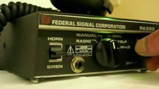 Federal Signal PA300 12V  58 -100W