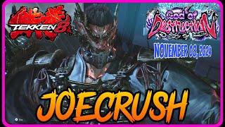 Tekken 8 ▰ (Joe Crush) JACK-8 - God of Destruction - Ranked Matches NOVEMBER 08, 2024