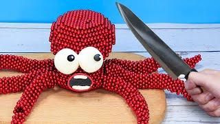 Magnet Challenge: DIY Giant Octopus From Magnetic Balls (Satisfying)