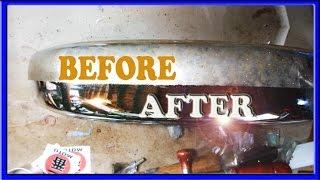 how to remove rust from chrome faster and easier than coca cola and  aluminum foil