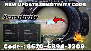 BGMI BEST  SENSITIVITY SETTINGS | BGMI SENSITIVITY CODE TODAY | BGMI ZERO RECOIL SENSITIVITY CODE