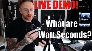 WATT SECONDS EXPLAINED! Power Of Your Flash Explained Live Demo | Q&A